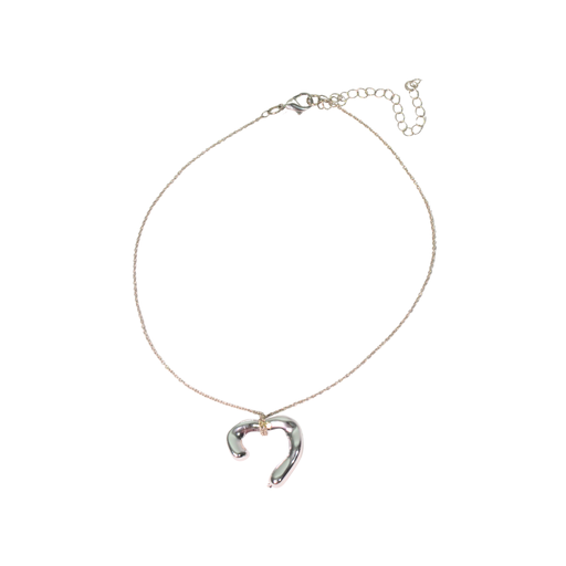 [50110] COLLAR DIJE MEDIO CORAZON