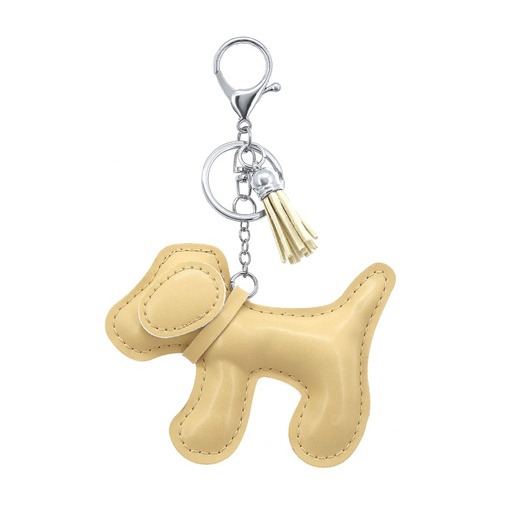 LLAVERO CHARM PERRO COLOR LISO