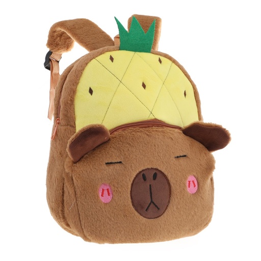 [50167] MOCHILA 11" DE PELUCHE CAPIBARA