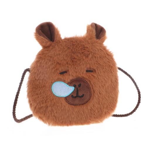 [50172] CARTERA PELUCHE CAPIBARA