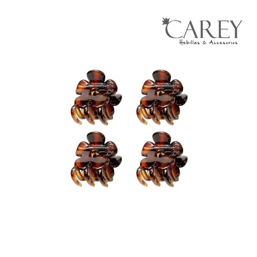 [50281] BROCHE PINZA X4 MINI FLOR CAREY