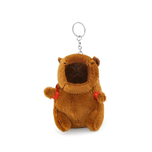 [50307] LLAVERO CHARM CAPIBARA CON MOCHILA