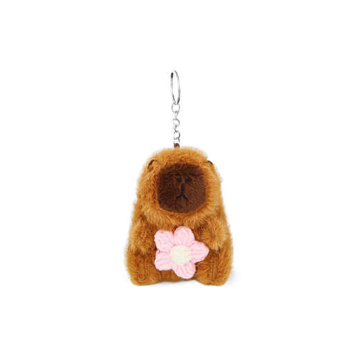 [50311] LLAVERO CHARM CAPIBARA CON FLOR