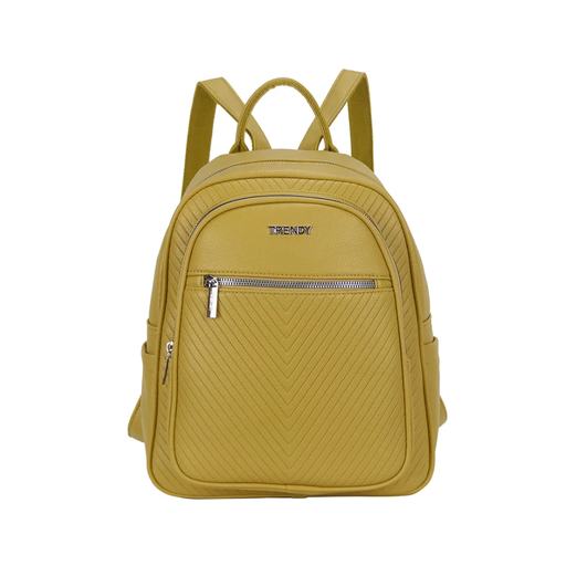 MOCHILA CON BOLSILLO FRONTAL TRENDY