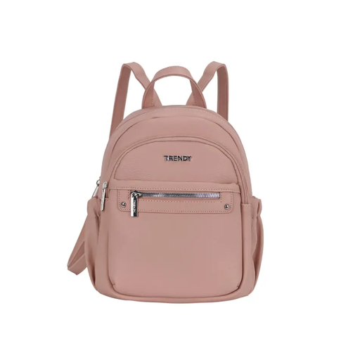 MOCHILA CON APLIQUE FRONTAL TRENDY