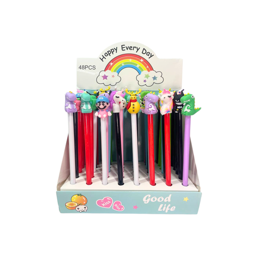 [45872B] BIROME DIBUJOS VARIOS PERSONAJES CAJA X 48UNIDADES