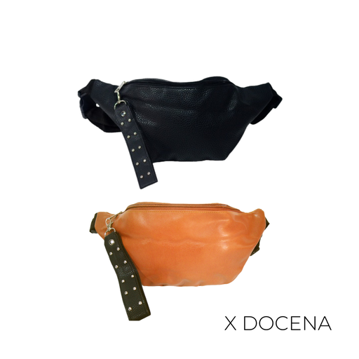 [30400D] RIÑONERA CON LLAVERO CHARM X12