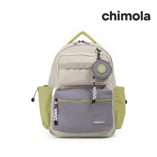 MOCHILA BICOLOR + MINI POUCH 15" CHIMOLA