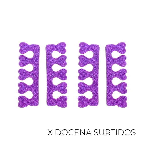 [45857D] ESPONJA SEPARADORA PARA MANICURA Y PEDICURA X12