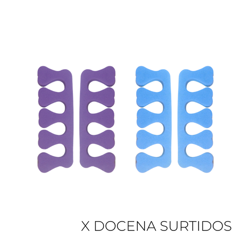 [45856D] ESPONJA SEPARADORA MANICURA Y PEDICURA X12