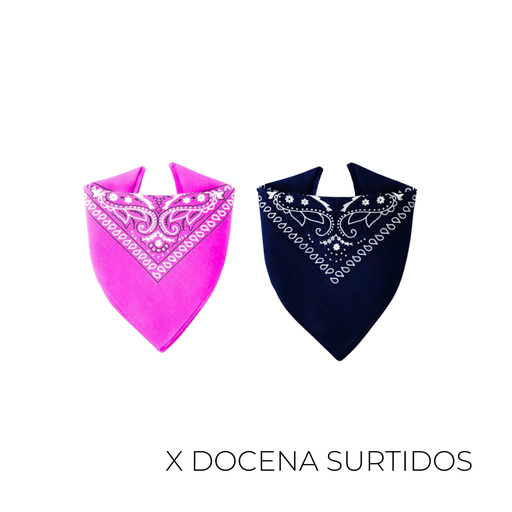 [32540D] PAÑUELO BANDANA 50x50CM X12