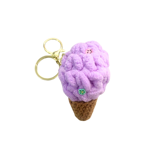 [50493] LLAVERO CHARM LANA FORMA HELADO