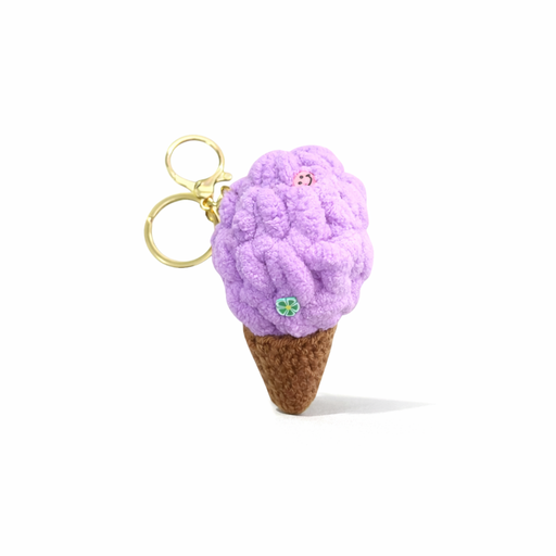 [50493] LLAVERO CHARM LANA FORMA HELADO