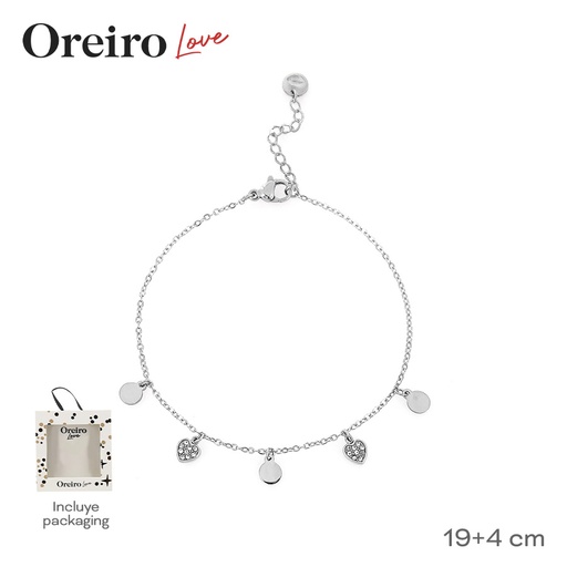 [50539] PULSERA CHARMS OREIRO LOVE + PACKAGING