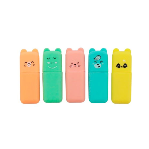[50641] RESALTADOR CARAS KAWAII X5 TRENDY