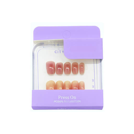 [50893] UÑAS PRESS ON CUADRADAS DEGRADE CORTAS