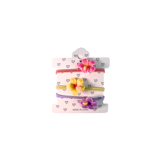 [51005] SET COLERO APLIQUE FLOR X3