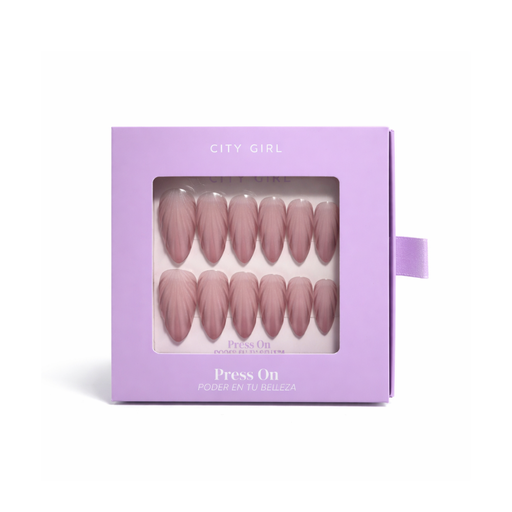 [51247] UÑAS PRESS ON ALMENDRA CON RELIEVE