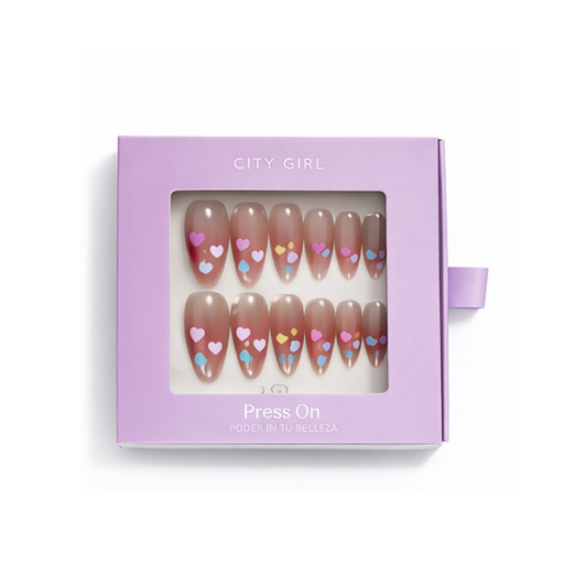 [51248] UÑAS PRESS ON ALEMNDRA CORAZON