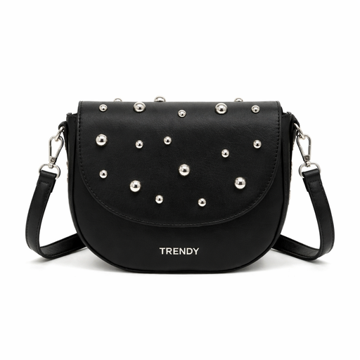 MORRAL CON TACHAS Y APLIQUE TRENDY