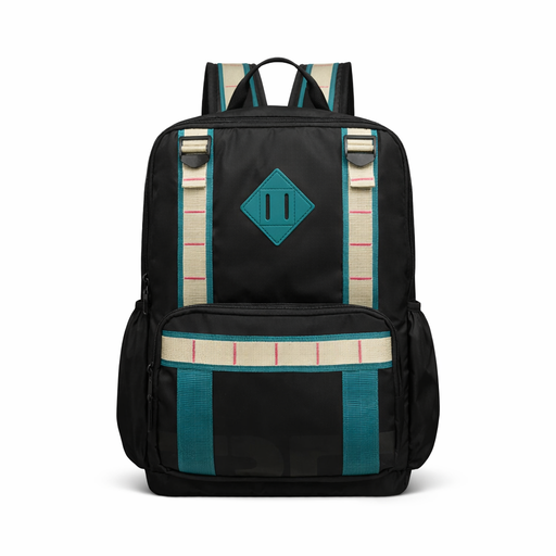 MOCHILA 16" APLIQUE FRONTAL TRENDY