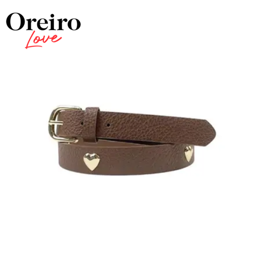 CINTO CON CHAPA CORAZON OREIRO LOVE
