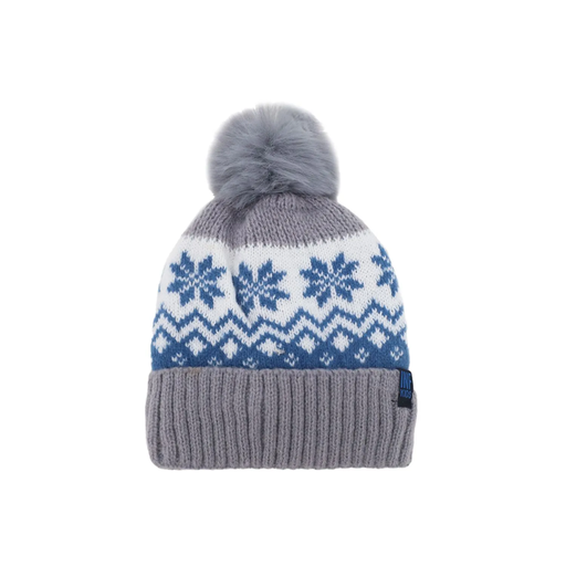 GORRO GUARDA INVIERNO BICOLOR POMPON