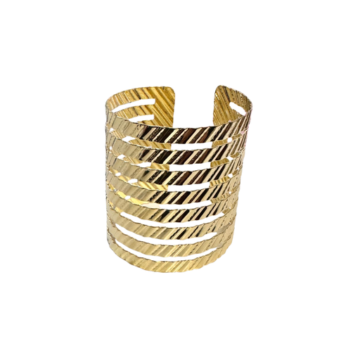 [52193] PULSERA BRAZALETE ANCHO LABRADO