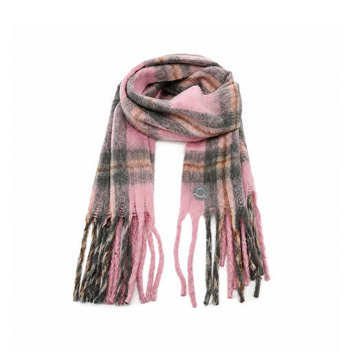 [52503] BUFANDA NUBE CUADRILLE APLIQUE TRENDY