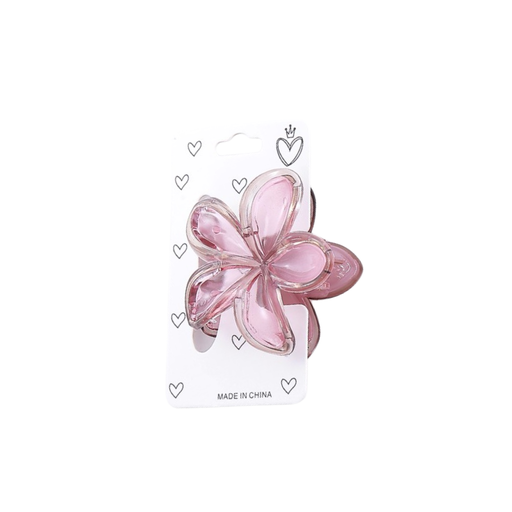 [52661] BROCHE PINZA FLOR BICOLOR