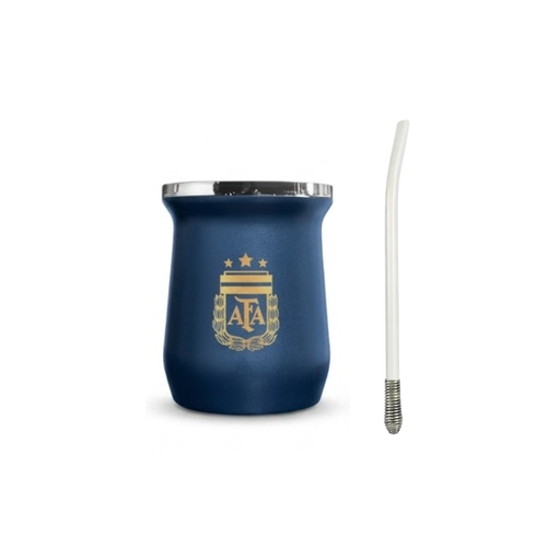 MATE METALICO AFA + BOMBILLA
