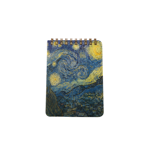 [52816] LIBRETA VAN GOGH METALIZADO CON ESPIRAL