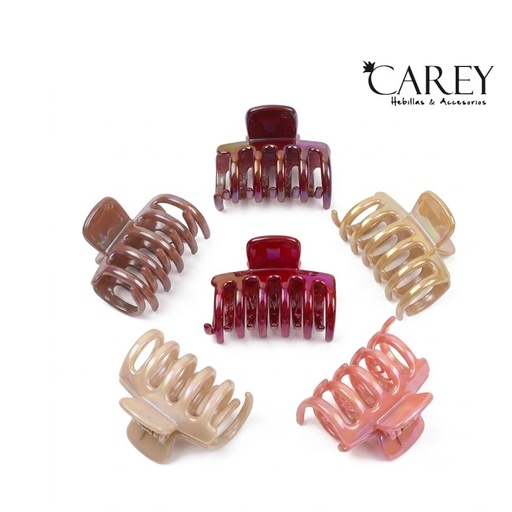 [52992] BROCHE CUADRADO CHICO IRISADO CAREY