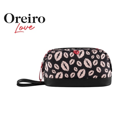 [53423] PORTACOSMETICO CON BASE ECOCUERO OREIRO LOVE