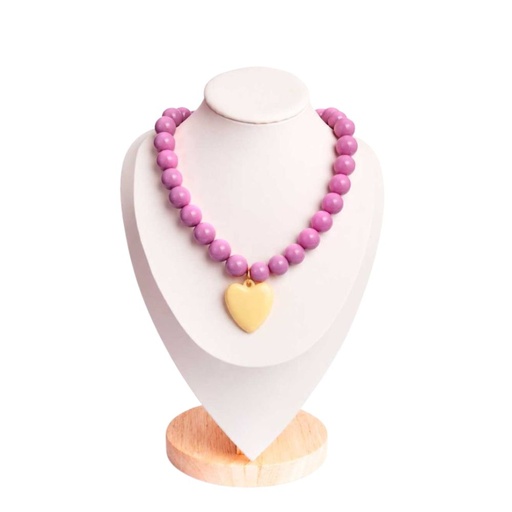 [53647] COLLAR CHICLE MEDIANO N°14 CON DIJE CORAZÓN