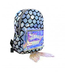 [26140] MOCHILA SIRENA HOLOGRAFICA 17"