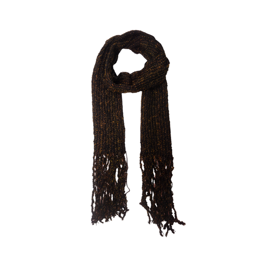 [6140] BUFANDA CON FLECOS